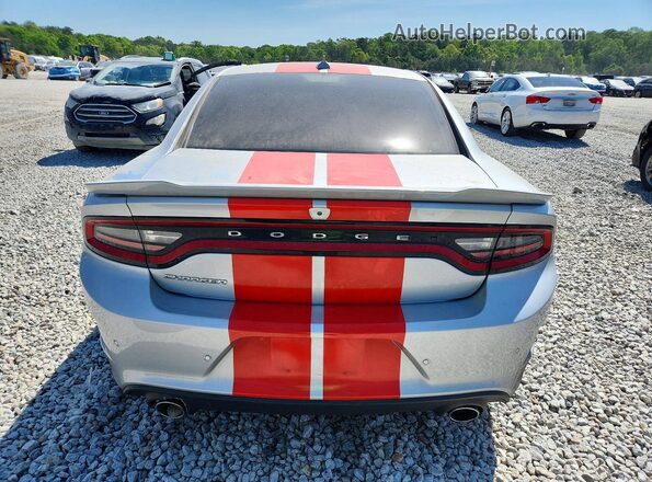 2C3CDXCT6MH517955 2021 DODGE CHARGER Silver Вид ззаду