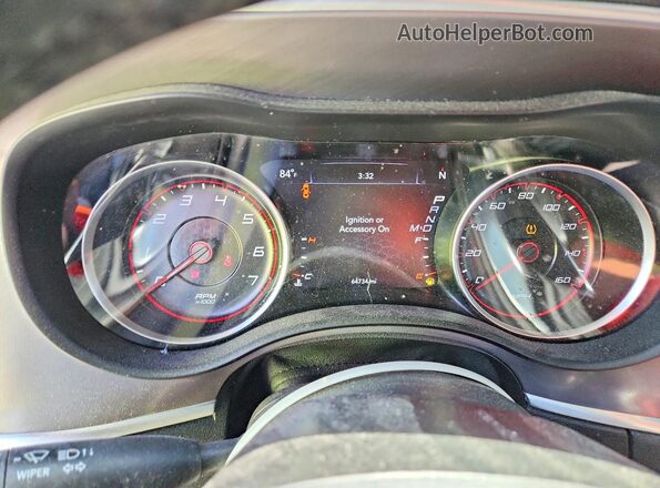 2C3CDXCT6MH517955 2021 DODGE CHARGER Silver Вид щитка приладів