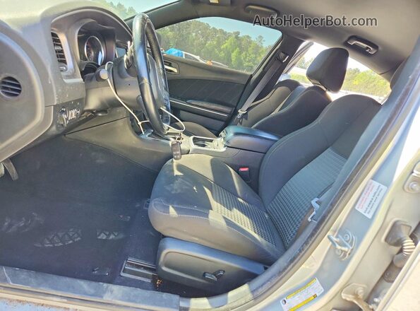 2C3CDXCT6MH517955 2021 DODGE CHARGER Silver Вид салону спереду