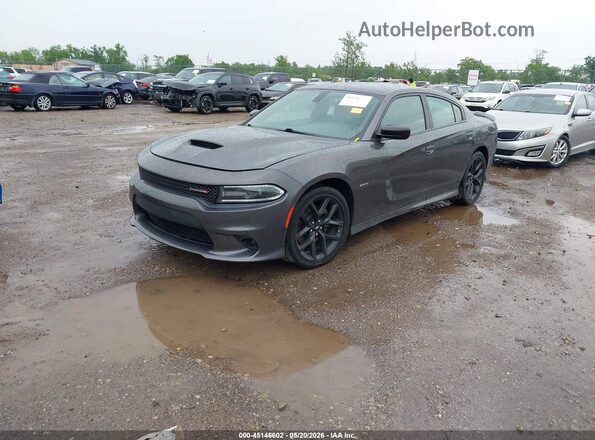 2C3CDXCT7KH726442 2019 DODGE CHARGER Gray Przód lewy