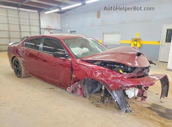 2C3CDXCT7LH219574 2020 DODGE CHARGER Burgundy Առջևի աջ