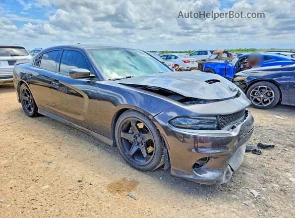 2C3CDXCT8LH107401 2020 DODGE CHARGER Charcoal Delantero derecho