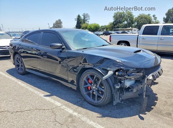 2C3CDXCT8LH107821 2020 DODGE CHARGER Black Delantero derecho