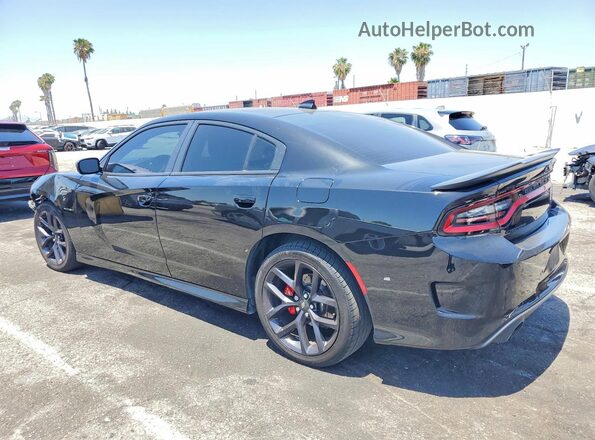 2C3CDXCT8LH107821 2020 DODGE CHARGER Black Trasero izquierdo