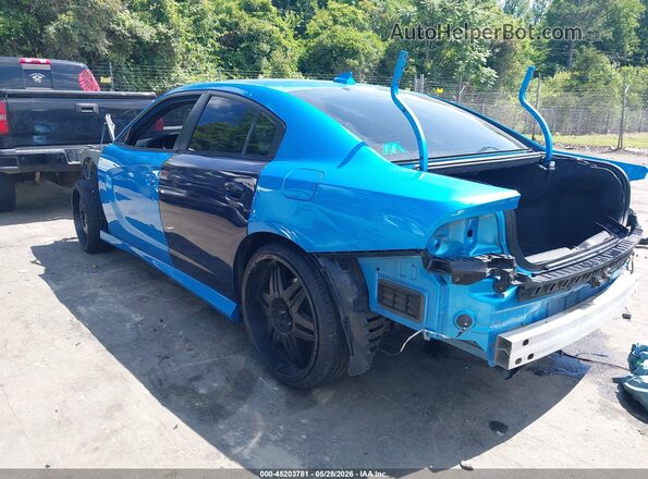 2C3CDXCT8PH666193 2023 DODGE CHARGER Blue Tył lewy