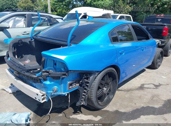 2C3CDXCT8PH666193 2023 DODGE CHARGER Blue Tył prawy