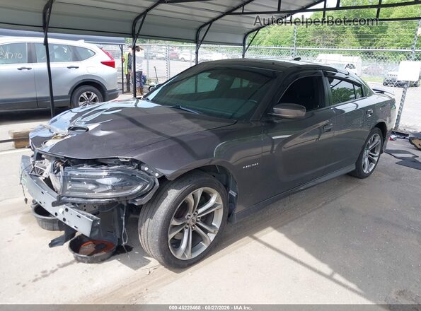 2C3CDXCT9LH131285 2020 DODGE CHARGER Gray Front left