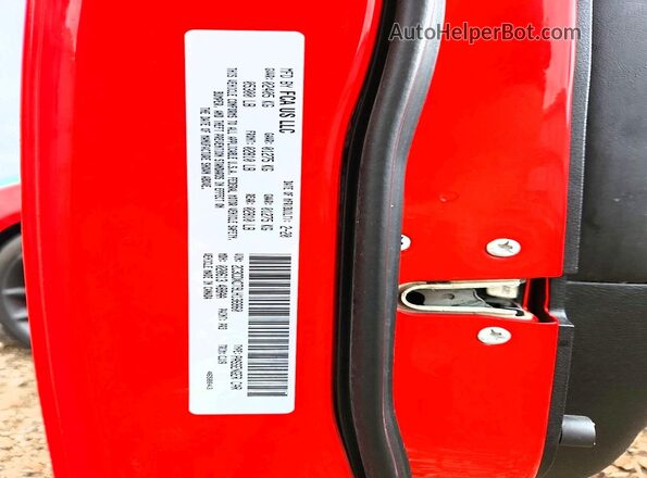 2C3CDXCT9LH136860 2020 DODGE CHARGER Red Engine compartment view