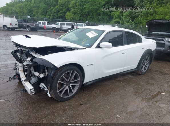 2C3CDXCT9LH162861 2020 DODGE CHARGER White Vista tres cuartos delantera izquierda