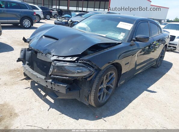 2C3CDXCT9PH581279 2023 DODGE CHARGER Черный Передняя левая четверть