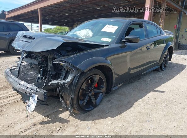 2C3CDXCTXJH146956 2018 DODGE CHARGER Черный Передняя левая четверть