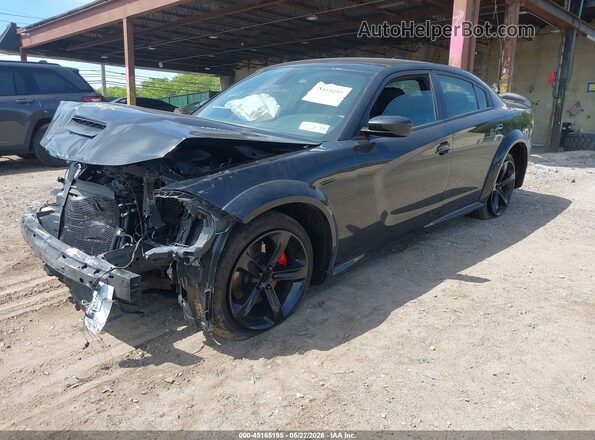 2C3CDXCTXJH146956 2018 DODGE CHARGER Черный Вид спереди
