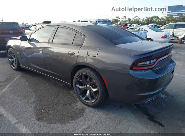 2C3CDXCTXJH337647 2018 DODGE CHARGER Gray Rear left