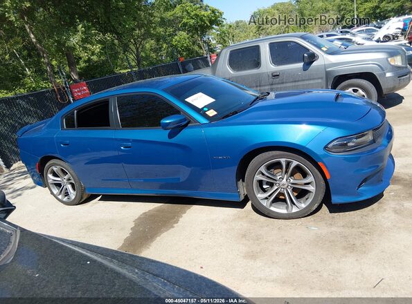 2C3CDXCTXLH238930 2020 DODGE CHARGER Blue Vista interior de 360 grados