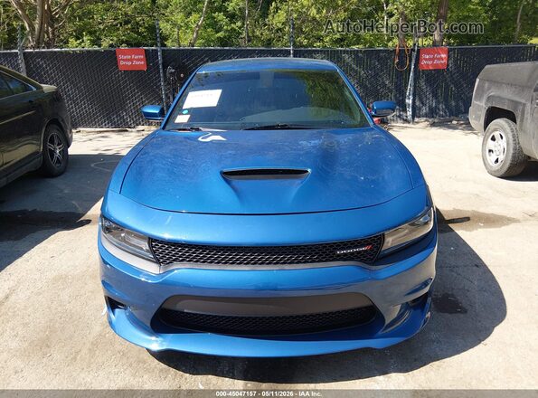 2C3CDXCTXLH238930 2020 DODGE CHARGER Blue Vista interior trasera