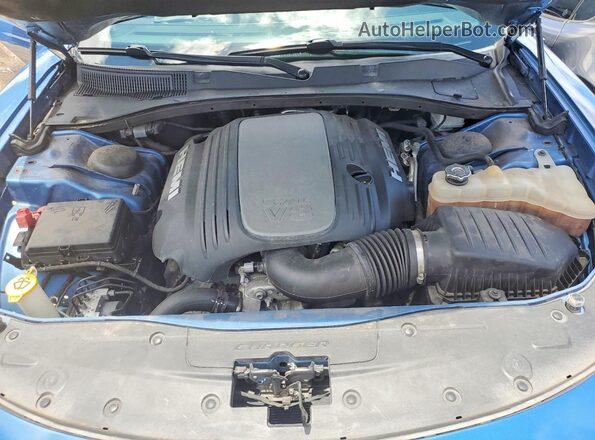 2C3CDXCTXMH505467 2021 DODGE CHARGER Blue Вид задньої частини салону