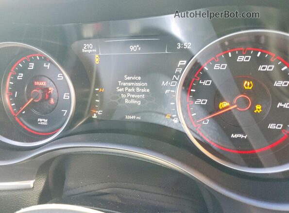 2C3CDXCTXMH505467 2021 DODGE CHARGER Blue Вид щитка приладів