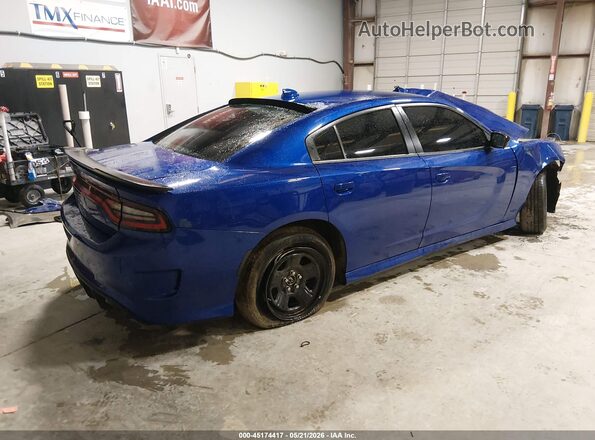 2C3CDXCTXNH232032 2022 DODGE CHARGER Blue Հետևի աջ