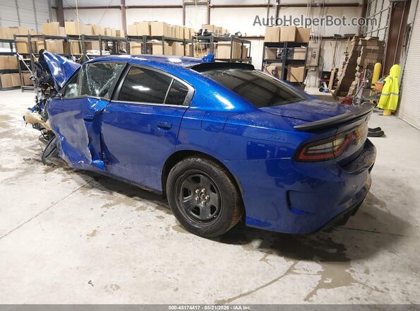 2C3CDXCTXNH232032 2022 DODGE CHARGER Blue Հետևի ձախ