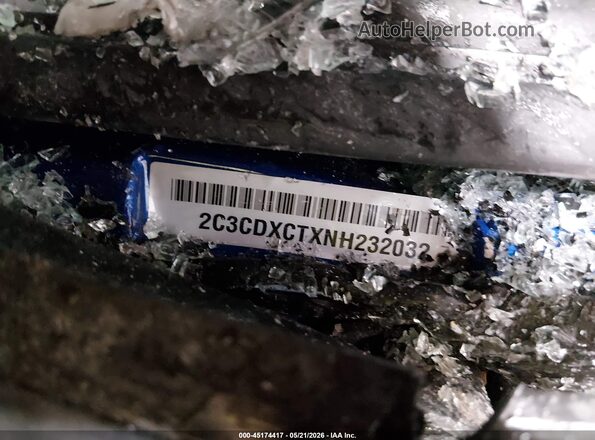 2C3CDXCTXNH232032 2022 DODGE CHARGER Blue Շարժիչի բաժամունքի տեսք