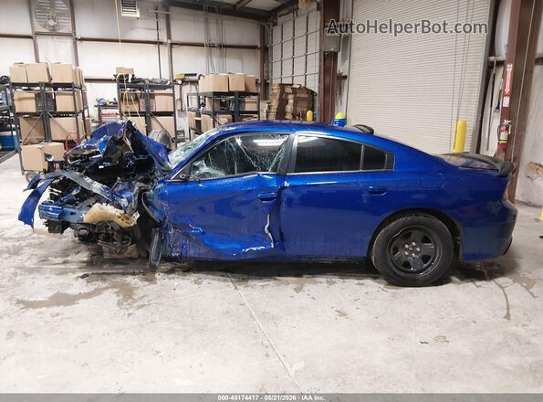 2C3CDXCTXNH232032 2022 DODGE CHARGER Blue Սալոնի 360 աստիճան տեսք
