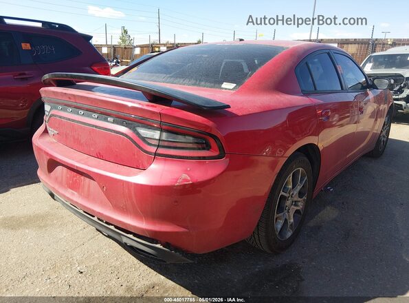 2C3CDXFG0GH105288 2016 DODGE CHARGER Красный Задняя правая четверть