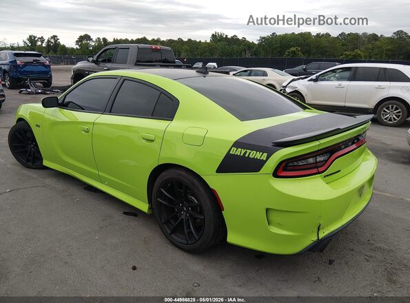 2C3CDXGJ0KH635683 2019 DODGE CHARGER Green Հետևի ձախ