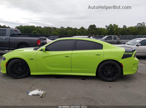 2C3CDXGJ0KH635683 2019 DODGE CHARGER Green Սալոնի 360 աստիճան տեսք