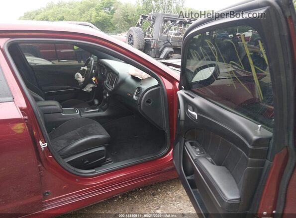 2C3CDXGJ0LH232353 2020 DODGE CHARGER Красный Вид салона спереди
