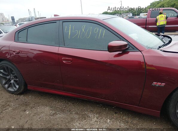 2C3CDXGJ0LH232353 2020 DODGE CHARGER Красный Панорамный вид салона 360°