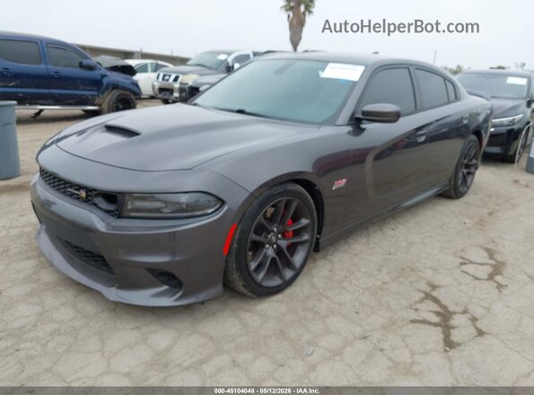 2C3CDXGJ0MH526255 2021 DODGE CHARGER Gray Առջևի ձախ երեք քառորդ տեսարան
