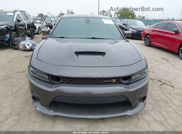 2C3CDXGJ0MH526255 2021 DODGE CHARGER Gray Սալոնի հետևի տեսք