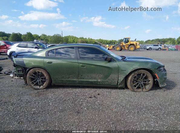 2C3CDXGJ1PH619807 2023 DODGE CHARGER Green 360 interior view
