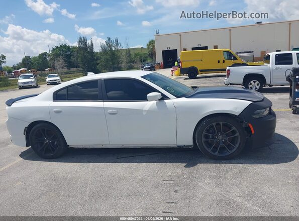 2C3CDXGJ2KH646734 2019 DODGE CHARGER White Instrument cluster view