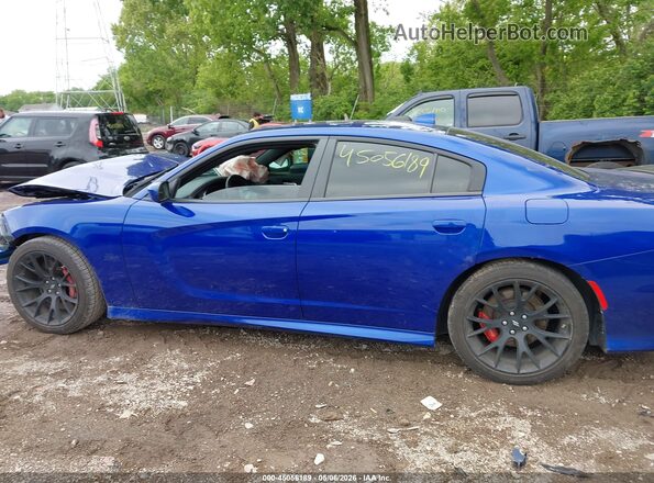 2C3CDXGJ2KH734621 2019 DODGE CHARGER Blue Панорамний вид салону 360°