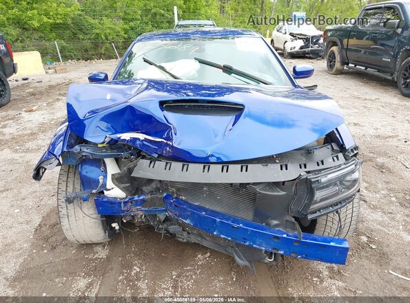 2C3CDXGJ2KH734621 2019 DODGE CHARGER Blue Вид щитка приладів