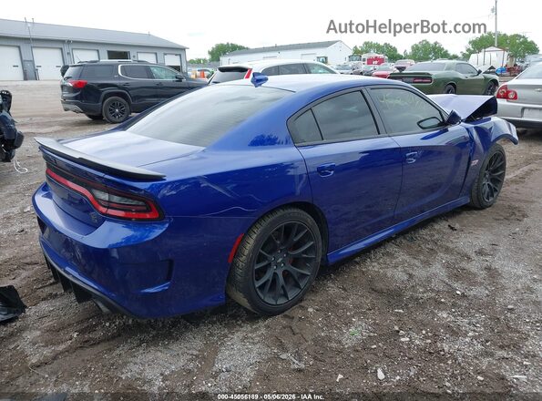 2C3CDXGJ2KH734621 2019 DODGE CHARGER Blue Задня права чверть