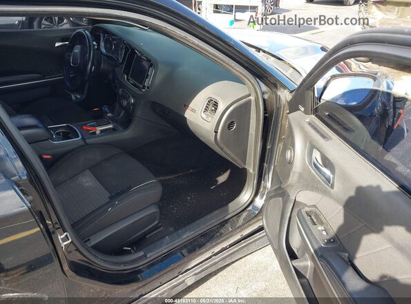 2C3CDXGJ2MH600629 2021 DODGE CHARGER Black Вид салону спереду