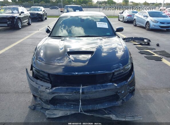 2C3CDXGJ2MH600629 2021 DODGE CHARGER Black Вид задньої частини салону