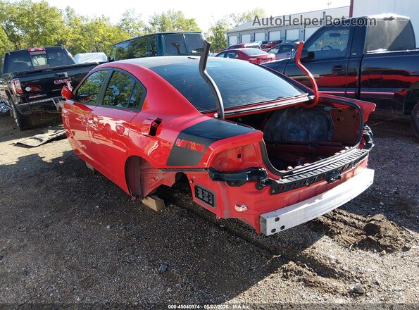 2C3CDXGJ3HH615534 2017 DODGE CHARGER Red Հետևի ձախ