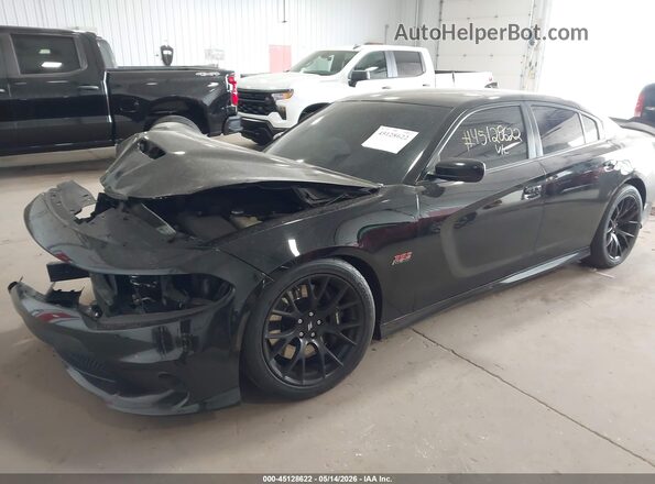 2C3CDXGJ3JH253341 2018 DODGE CHARGER Black Vista tres cuartos delantera izquierda