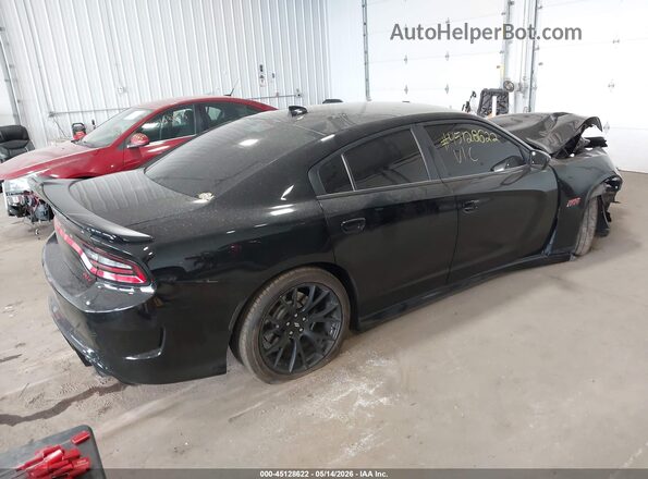 2C3CDXGJ3JH253341 2018 DODGE CHARGER Black Trasero derecho