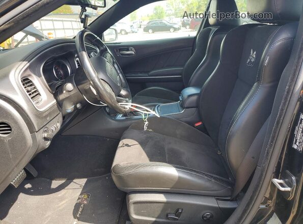 2C3CDXGJ3LH221525 2020 DODGE CHARGER Black Widok wnętrza z przodu