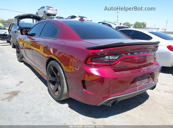2C3CDXGJ4LH153249 2020 DODGE CHARGER Бордовый Задняя левая четверть