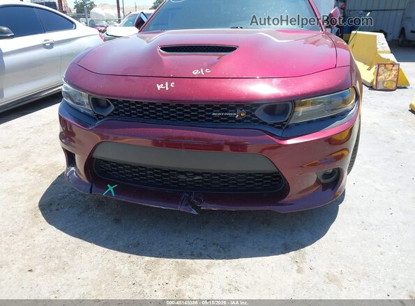 2C3CDXGJ4LH153249 2020 DODGE CHARGER Бордовый Вид спереди