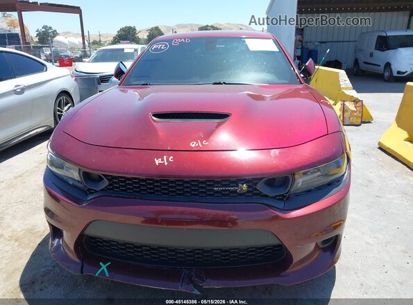 2C3CDXGJ4LH153249 2020 DODGE CHARGER Бордовый Вид щитка приборов
