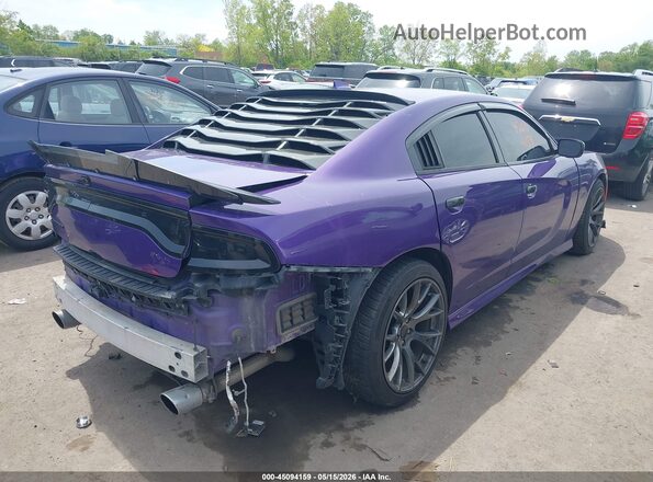 2C3CDXGJ5KH532470 2019 DODGE CHARGER Purple Հետևի աջ