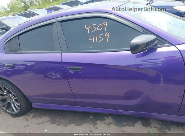 2C3CDXGJ5KH532470 2019 DODGE CHARGER Purple Սալոնի 360 աստիճան տեսք