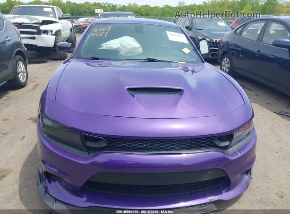 2C3CDXGJ5KH532470 2019 DODGE CHARGER Purple Սալոնի հետևի տեսք