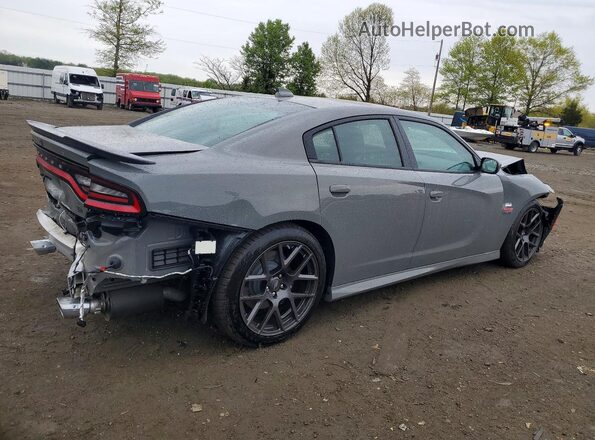 2C3CDXGJ5KH624422 2019 DODGE CHARGER Gray უკანა მარჯვენა
